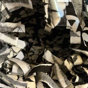 Black and White Patterned Fabric